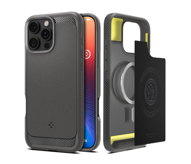 Spigen Rugged Armor Mag Magsafe do iPhone 16 Pro Grey - 1279648 - zdjęcie